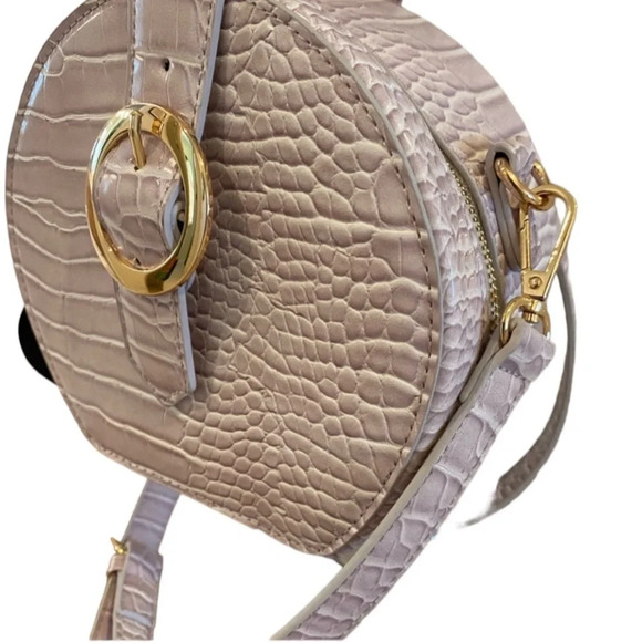 Imoshion Vegan Croc Light Purple Round Crossbody - Picture 2 of 13